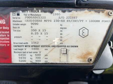 Dieselstapler 1995  Hyster H7.00XL (9)