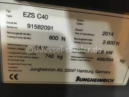 Niederhubwagen 2014  Jungheinrich EZSC 40 - Schlepper 1,3 to / 2.414 std (9)