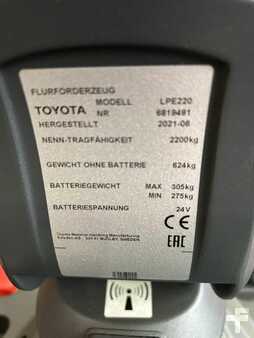 Horisontal ordreplukker - Toyota LPE 220 - 2,2t/Kommissionierer/Bj.- Batter.2021 (2)