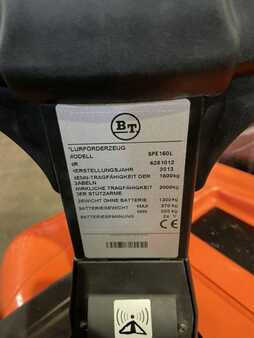 Wózek wysokiego podnoszenia 2013  BT SPE 160 L - 1,6t/5400HH/Servo/Initialhub (2)