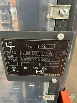 Apilador eléctrico 2015  Linde L 20 - 2t/Servo/Ladegerät Integriert (5)