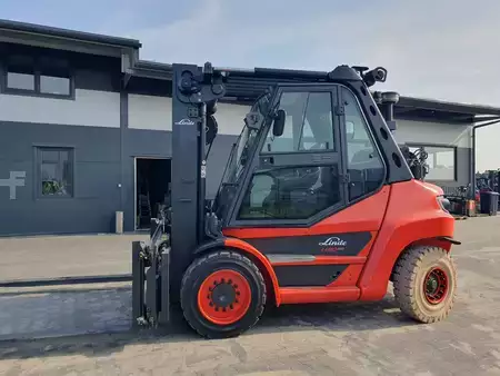 Wózek widłowy spalinowy/ gaz ziemny 2023  Linde H80T-03 (12)
