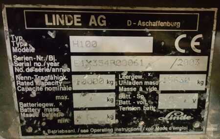 Diesel gaffeltruck 2003  Linde H100 (4)