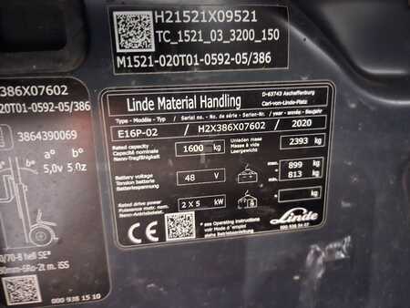 El Truck - 4-hjul 2020  Linde E16P LI-ION (8)