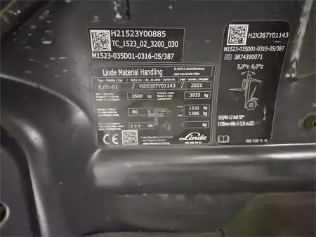 Electric - 4 wheels 2021  Linde E35L (8)