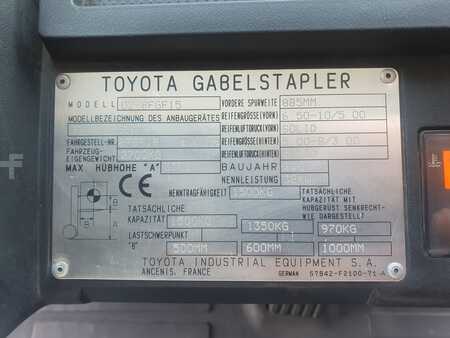 Treibgasstapler 2007  Toyota 02-8FGE15 (10)