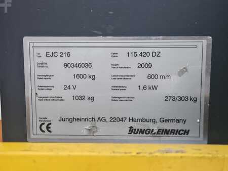 Stacker pedestre 2012  Jungheinrich EJC212 (14)