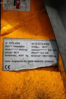Elektrisk- 4 hjul 2017  Jungheinrich EFG430k (10)