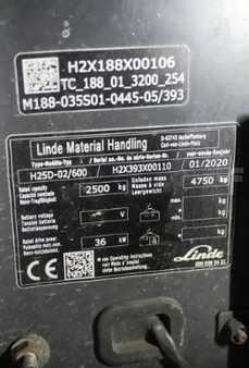 Dieselový VZV 2020  Linde H 25 D-02/600 (7)