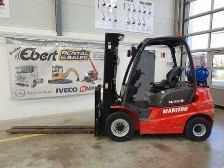 Gas gaffeltruck 2020  Manitou MI 25 G / Triplex: 4.70m / nur 1.976h! / SS (1)