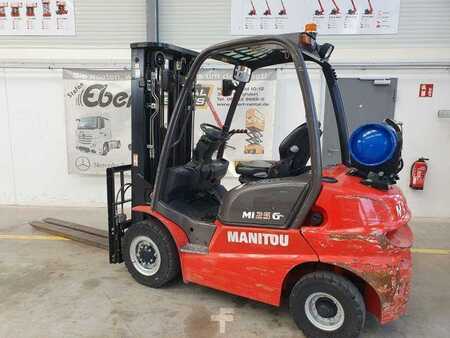Gas gaffeltruck 2020  Manitou MI 25 G / Triplex: 4.70m / nur 1.976h! / SS (5)