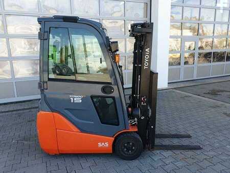 Diesel heftrucks 2013  Toyota 8FBET15 / Triplex: 4.30m / nur 3.489h! / 2022 (2)