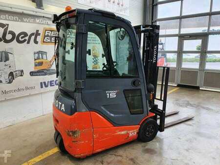 Eléctrico - 4 rodas 2014  Toyota 8FBET15 / Batterie 07/2023 / HH: 4.3m! / 2.849h (3)