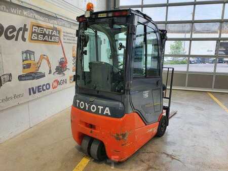 Eléctrico - 4 rodas 2014  Toyota 8FBET15 / Batterie 07/2023 / HH: 4.3m! / 2.849h (4)