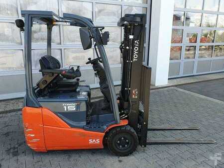 El truck - 4 hjulet 2016  Toyota 8FBET15 / Triplex: 4.30m / nur 1.842h! / SS (2)