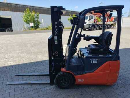 El truck - 4 hjulet 2016  Toyota 8FBET15 / Triplex: 4.30m / nur 1.842h! / SS (6)