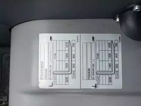 Sähkö - 4 pyör 2017  Jungheinrich EFG 215 / Triplex: 4.25m! / SS / nur 2.819h! (16)