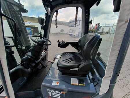 4-wiel elektrische heftrucks 2013  Toyota 8FBET15 / Triplex: 4.30m / nur 393h! (12)