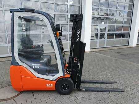 4-wiel elektrische heftrucks 2013  Toyota 8FBET15 / Triplex: 4.30m / nur 393h! (3)