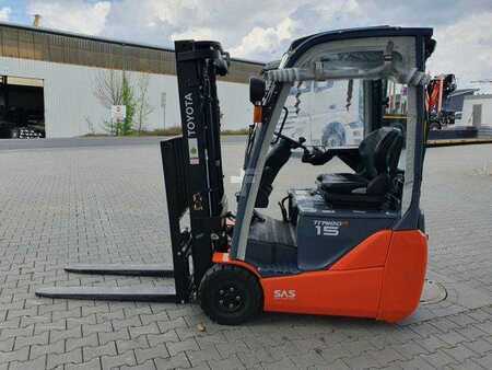 4-wiel elektrische heftrucks 2013  Toyota 8FBET15 / Triplex: 4.30m / nur 393h! (7)