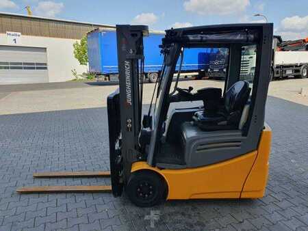 4-wiel elektrische heftrucks 2017  Jungheinrich EFG 215 / Triplex: 4.25m! / SS / nur 3.488h! (7)