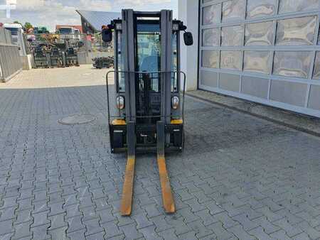 4-wiel elektrische heftrucks 2017  Jungheinrich EFG 215 / Triplex: 4.25m! / SS / nur 3.488h! (9)
