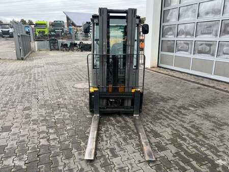 4-wiel elektrische heftrucks 2016  Jungheinrich EFG 215 / Triplex 4.25m / 1.851h / Batterie 2023 (8)