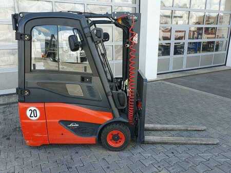 Elektro čtyřkolový VZV 2015  Linde E14 - 02 / Triplex: 4.00m! / SS / 855h! / 2021 (2)