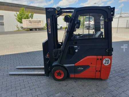 Elektro čtyřkolový VZV 2015  Linde E14 - 02 / Triplex: 4.00m! / SS / 855h! / 2021 (6)