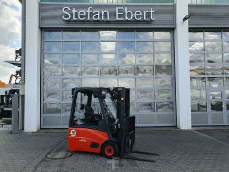 Elektro čtyřkolový VZV 2014  Linde E14 - 01 / 2024 / Duplex: 4.10m! / SS / nur 534h (1)