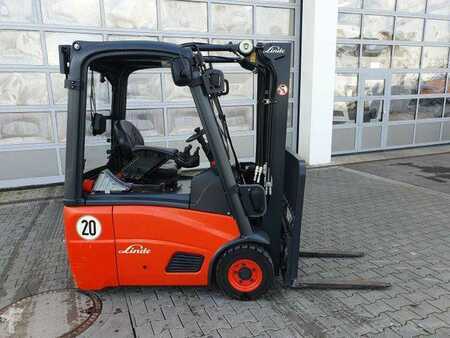 Elektro čtyřkolový VZV 2014  Linde E14 - 01 / 2024 / Duplex: 4.10m! / SS / nur 534h (3)