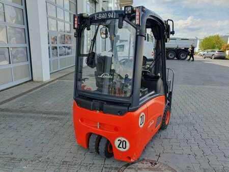 Elektro čtyřkolový VZV 2014  Linde E14 - 01 / 2024 / Duplex: 4.10m! / SS / nur 534h (5)