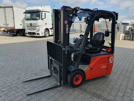 Elektro čtyřkolový VZV 2014  Linde E14 - 01 / 2024 / Duplex: 4.10m! / SS / nur 534h (9)