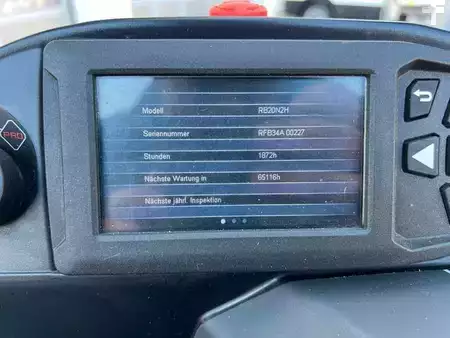 Tolóoszlopos targonca 2022  Mitsubishi RB20N2H / Triplex: 11.500mm / 2.000kg / 2022 (15)