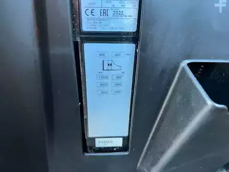 Tolóoszlopos targonca 2022  Mitsubishi RB20N2H / Triplex: 11.500mm / 2.000kg / 2022 (18)