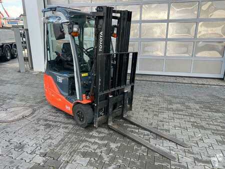 Elektro čtyřkolový VZV 2013  Toyota 8FBET15 / Triplex: 4.30m / nur 1.187h! / SS (10)