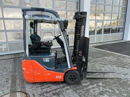 Elektro čtyřkolový VZV 2013  Toyota 8FBET15 / Triplex: 4.30m / nur 1.187h! / SS (3)