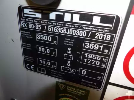 Elektryczne 4-kołowe 2018  Still RX60-35 (10)
