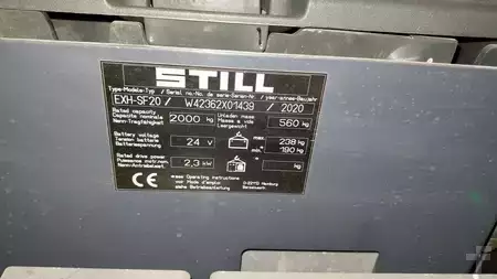 Elektromos emelőkocsik 2020  Still EXHSF20 Li-Ion (5)