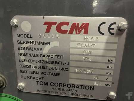 4-wiel elektrische heftrucks 2009  TCM FB18-7 (2)