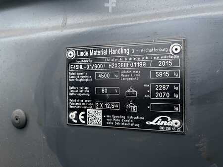 Elektro 4 Rad 2015  Linde batt 2021 E45HL-600 (2)