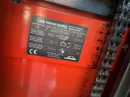 Stacker pedestre 2014  Linde L16 (3)