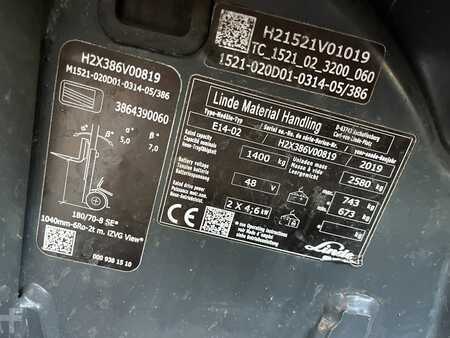 Electric - 3 wheels 2019  Linde E14-02 (4)