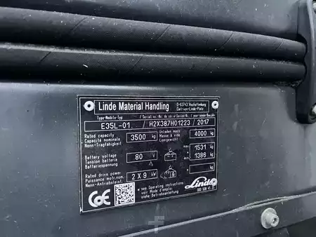 Carrelli elettrici 4 ruote 2017  Linde E35L-01 (6)