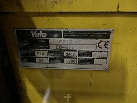 Ruční vysokozdvižný vozík 2010  Yale MS12AC (7)