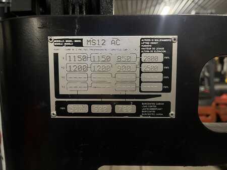 Ruční vysokozdvižný vozík 2010  Yale MS12AC (8)