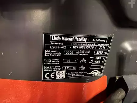 Electric - 4 wheels 2014  Linde E20PH-02 (9)