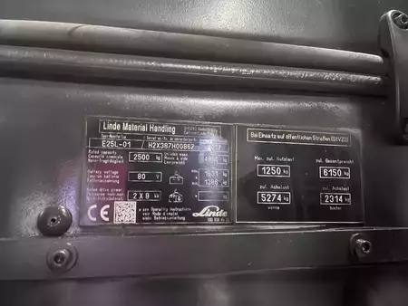 Elektryczne 4-kołowe 2017  Linde E25L-01 (3)