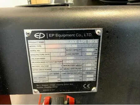 Electric - 4 wheels 2025  EP Equipment EFL 302 (3000KG) (11)