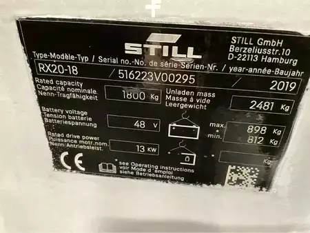 Dieseltrukki 2019  Still RX20-18 - 4,8M - Triplex - Freelift - Sideshift (12)